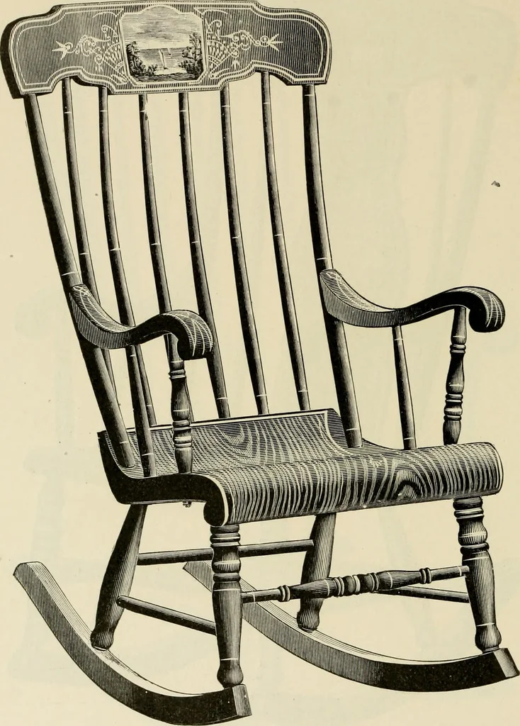 An illustration from Illustrated catalogue of the Sheboygan Chair Company., 1889, leaf 91
