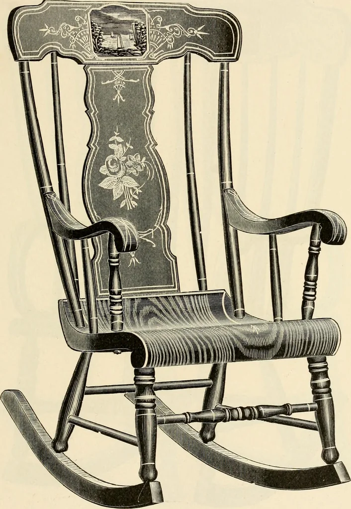An illustration from Illustrated catalogue of the Sheboygan Chair Company., 1889, leaf 92