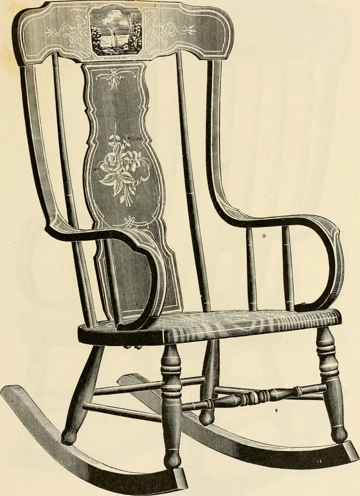 An illustration from Illustrated catalogue of the Sheboygan Chair Company., 1889, leaf 94