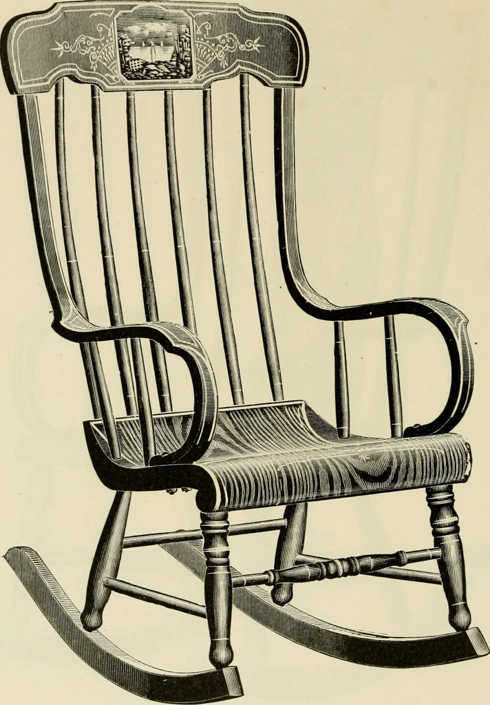 An illustration from Illustrated catalogue of the Sheboygan Chair Company., 1889, leaf 95