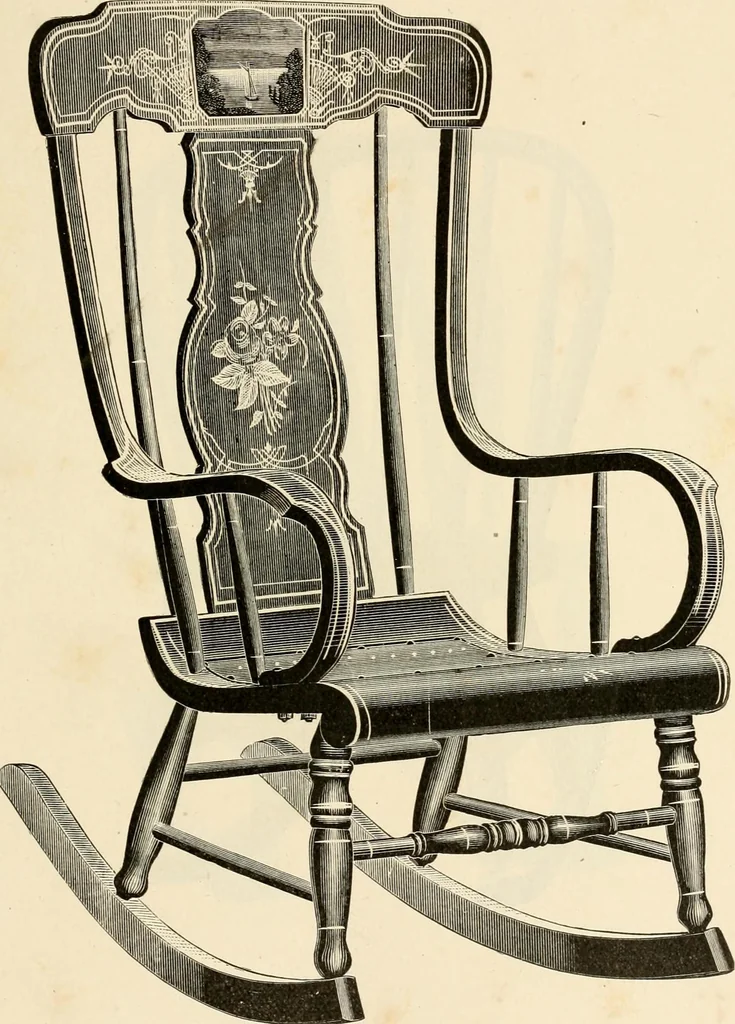 An illustration from Illustrated catalogue of the Sheboygan Chair Company., 1889, leaf 98