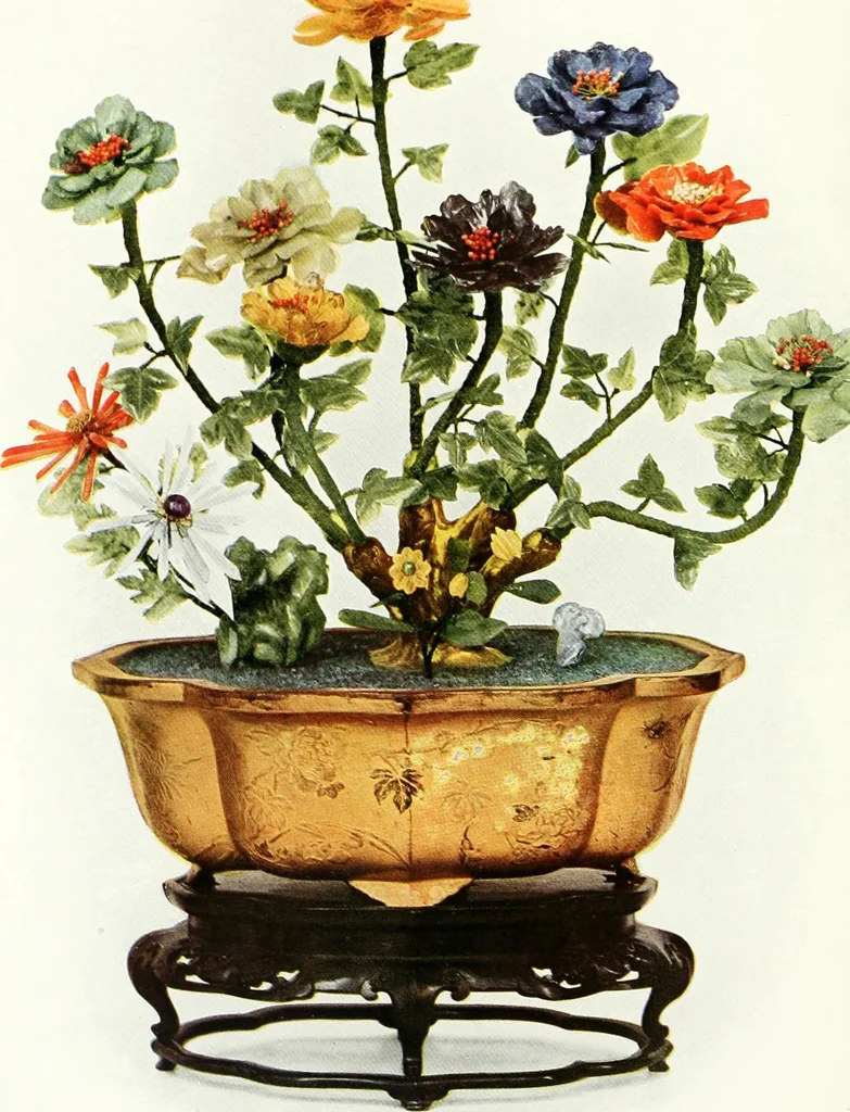 An illustration from Illustrated catalogue of a remarkable collection of ancient oriental imperial treasures of rare artistic distinction, recently procured in China and Japan, to be sold at unrestricted public sale by direction of the well-known firm of Messrs. Yamanaka & Co. .., 1916, leaf 11