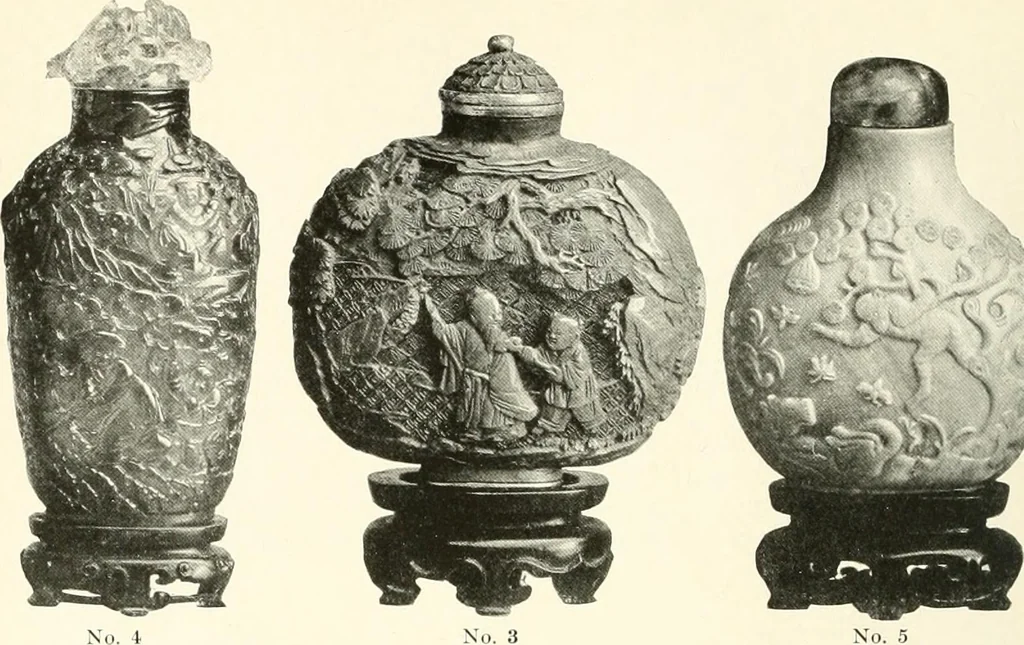 An illustration from Illustrated catalogue of a remarkable collection of ancient oriental imperial treasures of rare artistic distinction, recently procured in China and Japan, to be sold at unrestricted public sale by direction of the well-known firm of Messrs. Yamanaka & Co. .., 1916, leaf 21