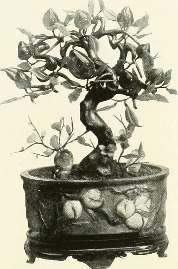 An illustration from Illustrated catalogue of a remarkable collection of ancient oriental imperial treasures of rare artistic distinction, recently procured in China and Japan, to be sold at unrestricted public sale by direction of the well-known firm of Messrs. Yamanaka & Co. .., 1916, leaf 56