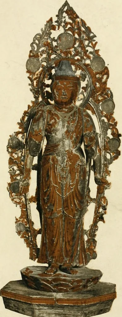 An illustration from Illustrated catalogue of a remarkable collection of ancient oriental imperial treasures of rare artistic distinction, recently procured in China and Japan, to be sold at unrestricted public sale by direction of the well-known firm of Messrs. Yamanaka & Co. .., 1916, leaf 6