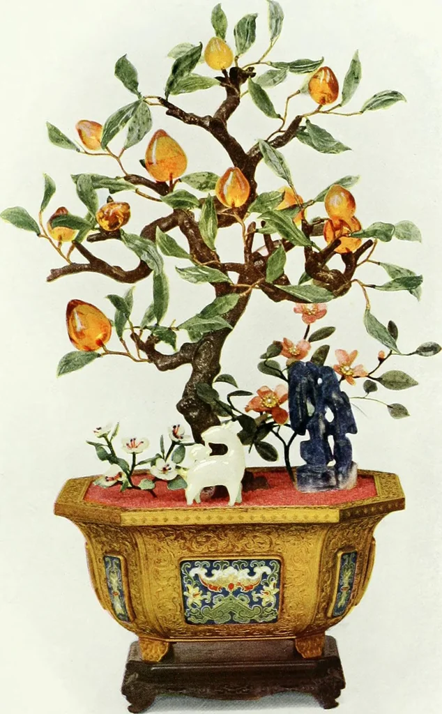 An illustration from Illustrated catalogue of a remarkable collection of ancient oriental imperial treasures of rare artistic distinction, recently procured in China and Japan, to be sold at unrestricted public sale by direction of the well-known firm of Messrs. Yamanaka & Co. .., 1916, leaf 62
