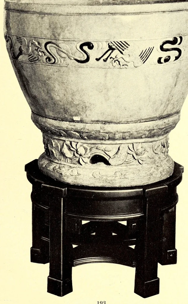 An illustration from Illustrated catalogue of a remarkable collection of early Chinese pottery porcelains and bronzes of the Han, T'Ang, Sung, Yuan and Ming dynasties including many mortuary objects which rank in archaeological importance with the specimens found in Egyptian tombs, and other rare objects which are of uncommon interest to connoisseurs, amateurs and art institutions, 1912, leaf 115