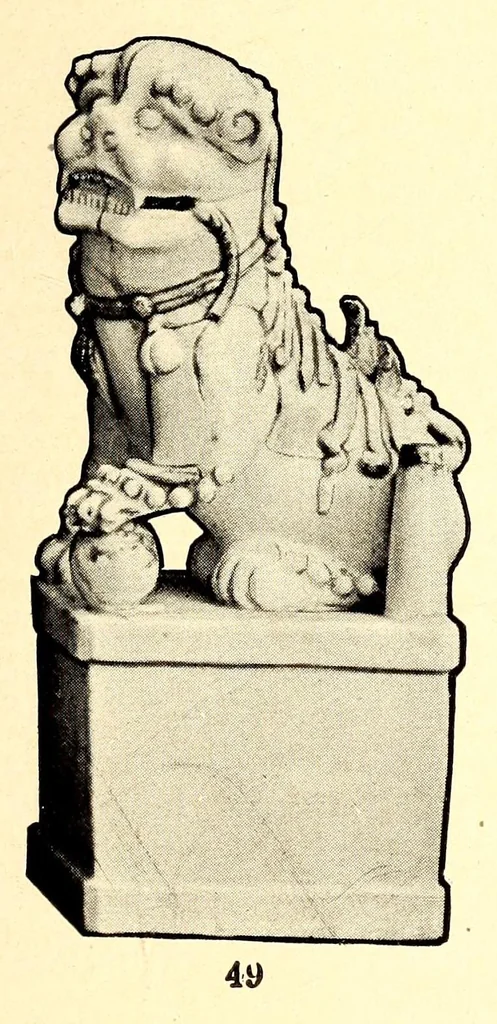 An illustration from Illustrated catalogue of a remarkable collection of early Chinese pottery porcelains and bronzes of the Han, T'Ang, Sung, Yuan and Ming dynasties including many mortuary objects which rank in archaeological importance with the specimens found in Egyptian tombs, and other rare objects which are of uncommon interest to connoisseurs, amateurs and art institutions, 1912, leaf 37