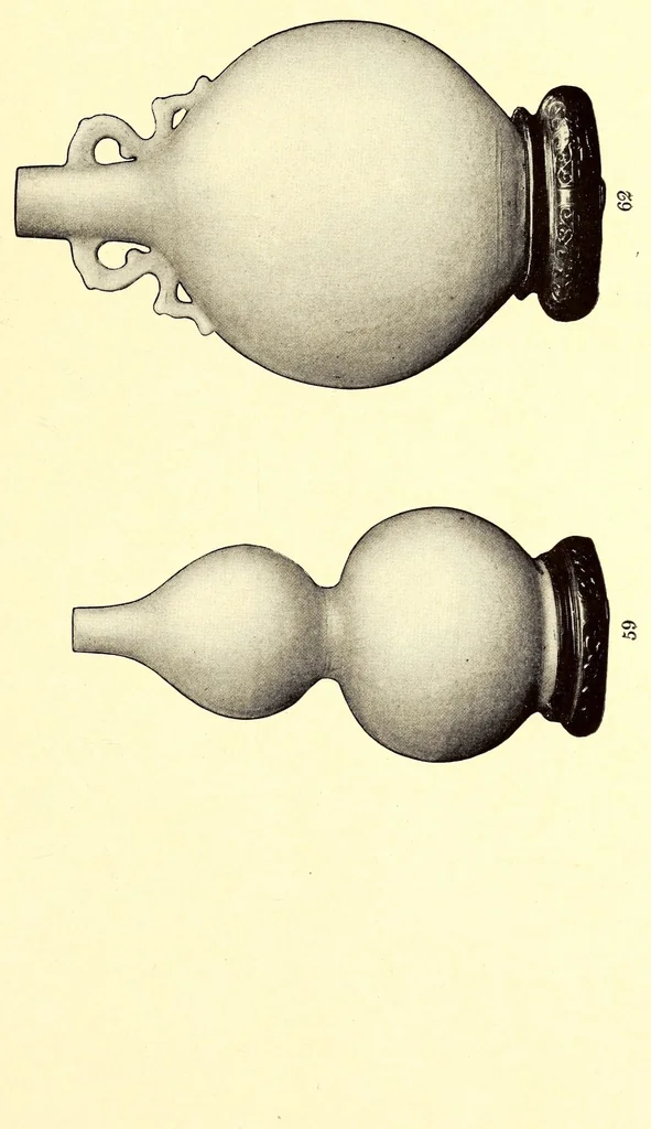 An illustration from Illustrated catalogue of a remarkable collection of early Chinese pottery porcelains and bronzes of the Han, T'Ang, Sung, Yuan and Ming dynasties including many mortuary objects which rank in archaeological importance with the specimens found in Egyptian tombs, and other rare objects which are of uncommon interest to connoisseurs, amateurs and art institutions, 1912, leaf 43