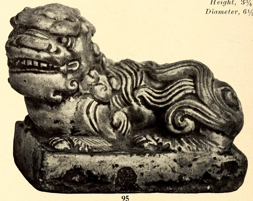 An illustration from Illustrated catalogue of a remarkable collection of early Chinese pottery porcelains and bronzes of the Han, T'Ang, Sung, Yuan and Ming dynasties including many mortuary objects which rank in archaeological importance with the specimens found in Egyptian tombs, and other rare objects which are of uncommon interest to connoisseurs, amateurs and art institutions, 1912, leaf 56