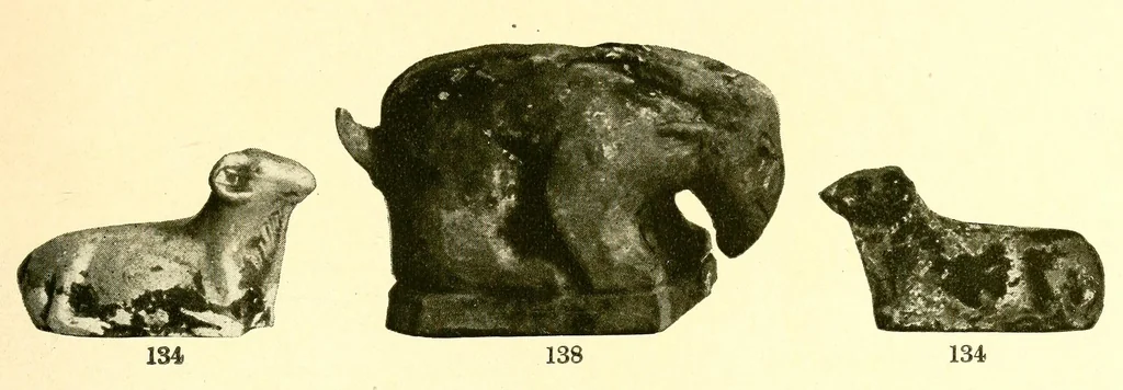 An illustration from Illustrated catalogue of a remarkable collection of early Chinese pottery porcelains and bronzes of the Han, T'Ang, Sung, Yuan and Ming dynasties including many mortuary objects which rank in archaeological importance with the specimens found in Egyptian tombs, and other rare objects which are of uncommon interest to connoisseurs, amateurs and art institutions, 1912, leaf 79