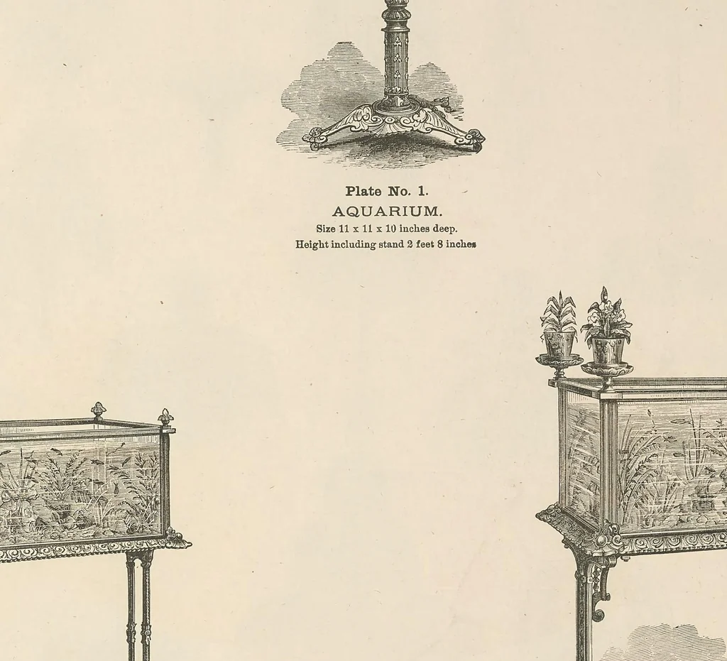 An illustration from Illustrated catalogue of statuary, fountains, vases, settees, etc., for parks, gardens and conservatories, manufactured by the J.L. Mott Iron Works ., 1875, leaf 124