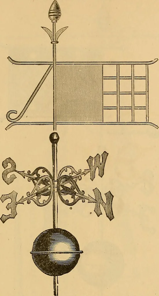 An illustration from Illustrated catalogue and price list of copper weather vanes, bannerets and finials / manufactured by A.B. & W.T. Westervelt., 1883, leaf 100