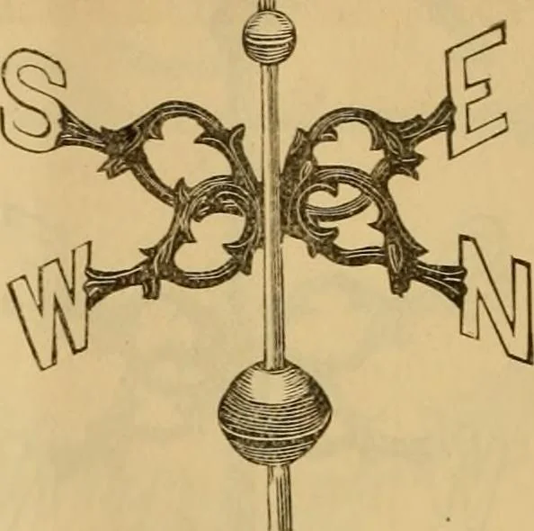 An illustration from Illustrated catalogue and price list of copper weather vanes, bannerets and finials / manufactured by A.B. & W.T. Westervelt., 1883, leaf 19