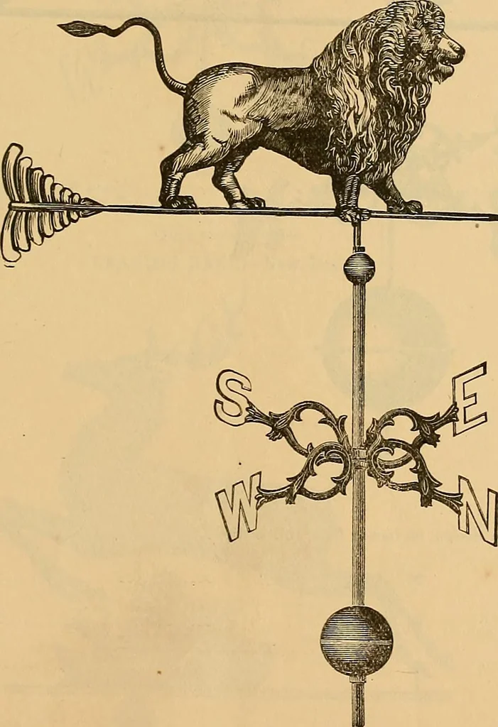 An illustration from Illustrated catalogue and price list of copper weather vanes, bannerets and finials / manufactured by A.B. & W.T. Westervelt., 1883, leaf 28