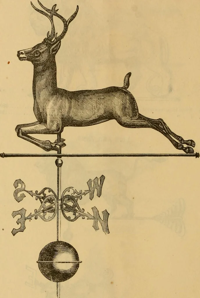 An illustration from Illustrated catalogue and price list of copper weather vanes, bannerets and finials / manufactured by A.B. & W.T. Westervelt., 1883, leaf 29
