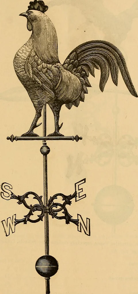 An illustration from Illustrated catalogue and price list of copper weather vanes, bannerets and finials / manufactured by A.B. & W.T. Westervelt., 1883, leaf 38