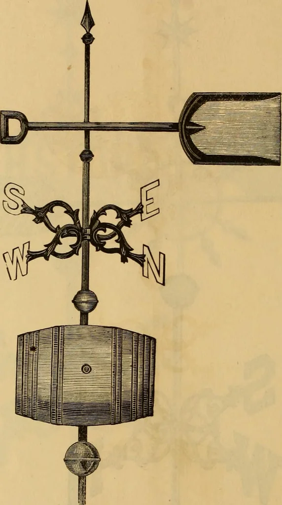 An illustration from Illustrated catalogue and price list of copper weather vanes, bannerets and finials / manufactured by A.B. & W.T. Westervelt., 1883, leaf 61