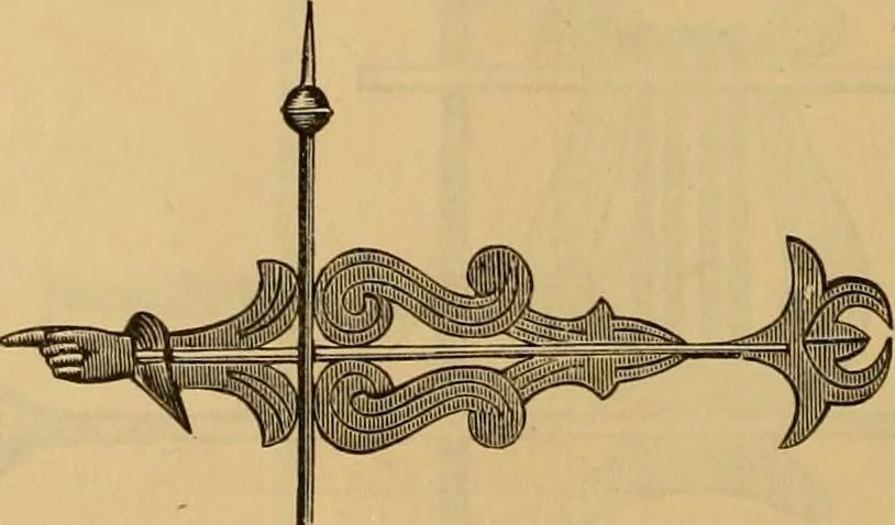 An illustration from Illustrated catalogue and price list of copper weather vanes, bannerets and finials / manufactured by A.B. & W.T. Westervelt., 1883, leaf 93