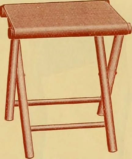 An illustration from Illustrated catalogue...of canvas seat, slat seat, veneer seat, carpet seat and plush seat folding chairs for campers', caterers', undertakers', societies', church or hall use /, 1896, leaf 30