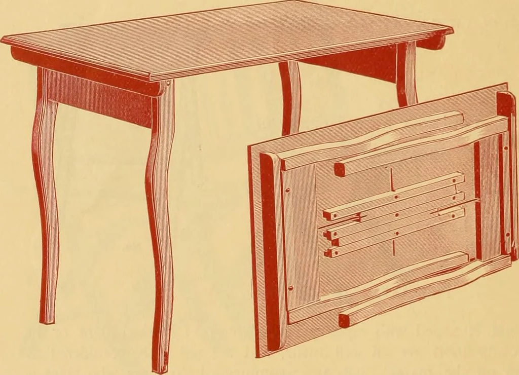 An illustration from Illustrated catalogue...of canvas seat, slat seat, veneer seat, carpet seat and plush seat folding chairs for campers', caterers', undertakers', societies', church or hall use /, 1896, leaf 31