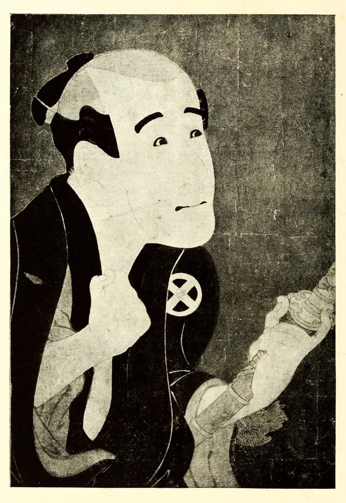 An illustration from Illustrated Catalogue of an Exceptionally Important Collection of Rare and Valuable Japanese Color Prints together with a Few Paintings of the Ukioye School : the Property of Arthur Davison Ficke, Author of "Chats on Japanese Prints", "Twelve Japanese Painters", etc, etc, 1920, leaf 186