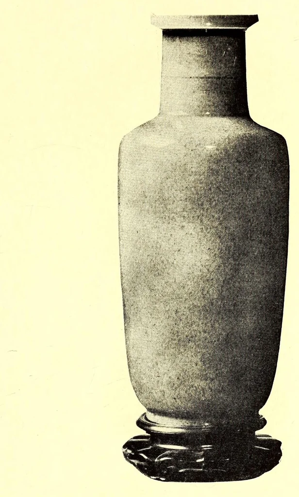 An illustration from Illustrated catalogue of the important collection of antique Chinese porcelains, Sung and Ming potteries, ancient stone sculptures carved jades and other hard stones snuf bottles, Mandarin necklaces, bronzes, enamels, palace furniture and wall panels and a number of rare and fine ancient Chinese paintings of the Sung and Ming periods, 1917, leaf 231