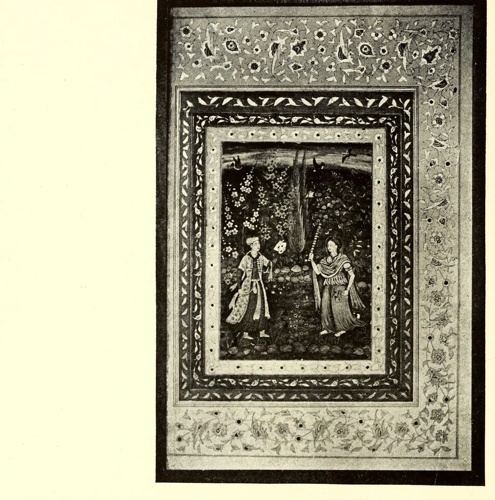 An illustration from Illustrated Catalogue of Graeco-Roman, Rakka, Persian, Hispanomoresque Faiences, Italian Majolicas, Persian and Indian Miniatures and Rugs, Egyptian, ptolemaic, Sidonian, Roman and Arabic Glass, Greek and Roman Bronzes and Other Objects of Rarity : belonging to the Experts Messrs. Kouchakji Freres, New York, 1918, leaf 184