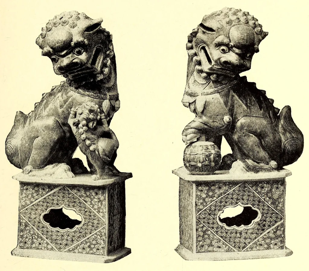 An illustration from Illustrated Catalogue of a Very Important Collection of Antique Chinese Porcelains including Fine Specimens of Sang-De-Bceuf and Peachbloom Tang and Ming Pottery, Carved Jade and Other Hard Stones, Cloisonne Enamels, a Number of Ming Large Plant Jars and Antique Chinese Rugs : collected by Messrs. Voron & Chiat of New York, 1918, leaf 109