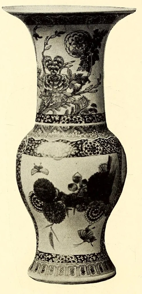 An illustration from Illustrated Catalogue of a Very Important Collection of Antique Chinese Porcelains including Fine Specimens of Sang-De-Bceuf and Peachbloom Tang and Ming Pottery, Carved Jade and Other Hard Stones, Cloisonne Enamels, a Number of Ming Large Plant Jars and Antique Chinese Rugs : collected by Messrs. Voron & Chiat of New York, 1918, leaf 130