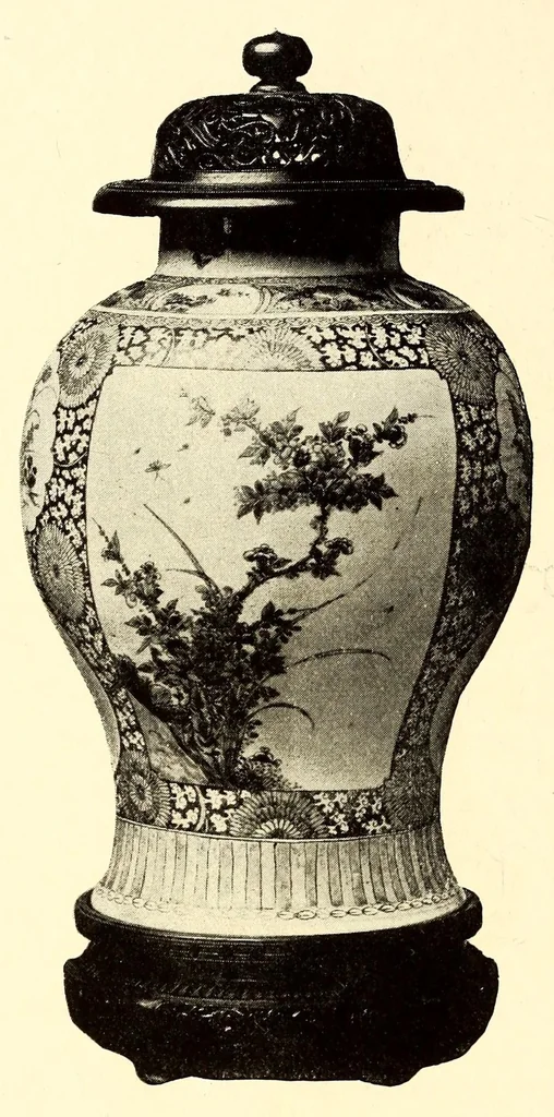 An illustration from Illustrated Catalogue of a Very Important Collection of Antique Chinese Porcelains including Fine Specimens of Sang-De-Bceuf and Peachbloom Tang and Ming Pottery, Carved Jade and Other Hard Stones, Cloisonne Enamels, a Number of Ming Large Plant Jars and Antique Chinese Rugs : collected by Messrs. Voron & Chiat of New York, 1918, leaf 132
