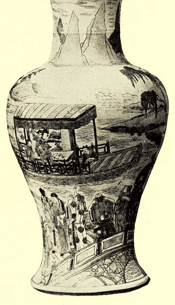 An illustration from Illustrated Catalogue of a Very Important Collection of Antique Chinese Porcelains including Fine Specimens of Sang-De-Bceuf and Peachbloom Tang and Ming Pottery, Carved Jade and Other Hard Stones, Cloisonne Enamels, a Number of Ming Large Plant Jars and Antique Chinese Rugs : collected by Messrs. Voron & Chiat of New York, 1918, leaf 139