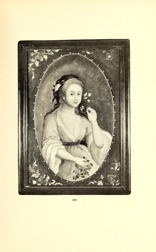 An illustration from Illustrated catalogue of the remarkable collection of ancient Chinese bronzes, beautiful old porcelains, amber and stone carvings sumptuous eighteenth century brocades interesting old paintings on glass and fine old carpets, rugs and furniture, from ancient palaces and temples of China : Comprising the private collection of a Chinese nobleman of Tien-Tsin .., 1914, leaf 219