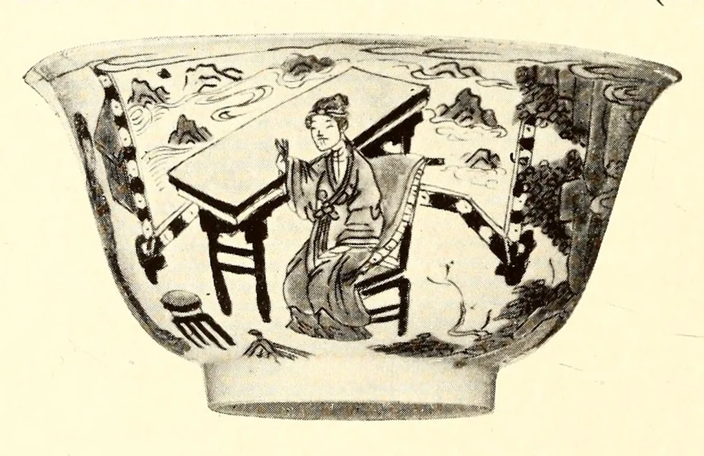 An illustration from Illustrated catalogue of the beautiful old Chinese porcelains comprising the extraordinary private collection : formed by Mr. S.S. Carvalho, 1914, leaf 180