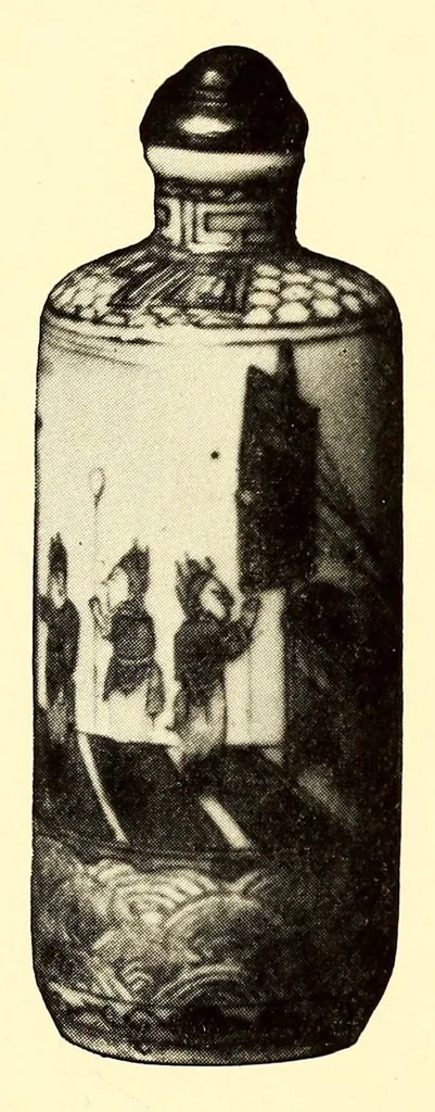 An illustration from Illustrated catalogue of the very important collection of rare and beautiful old Chinese porcelains, jades and other choice cabinet specimens : collected by the late Edward Wassermann of New York City, 1916, leaf 44