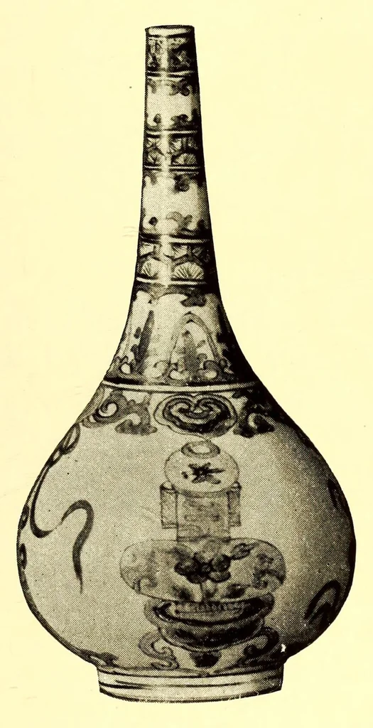 An illustration from Illustrated catalogue of the very important collection of rare and beautiful old Chinese porcelains, jades and other choice cabinet specimens : collected by the late Edward Wassermann of New York City, 1916, leaf 75