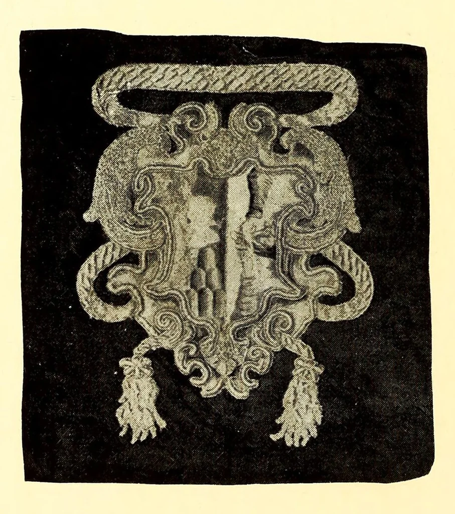 An illustration from Illustrated catalogue of Mr. Thomas B. Clarke's remarkable gathering of rare plates of many nations and beautiful old textiles, 1916, leaf 128