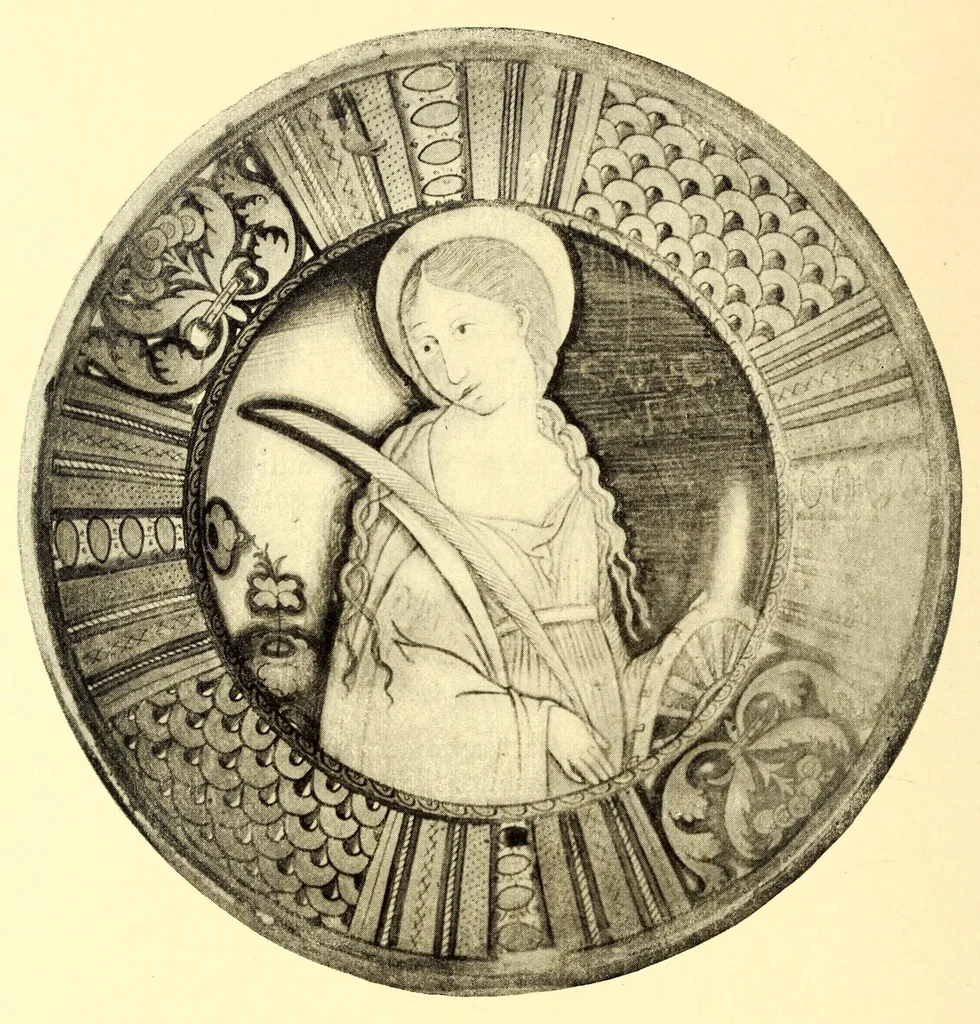 An illustration from Illustrated catalogue of Mr. Thomas B. Clarke's remarkable gathering of rare plates of many nations and beautiful old textiles, 1916, leaf 188