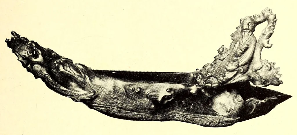An illustration from Illustrated catalogue of an important collection of antique Chinese porcelains, ancient pottery, fine jades and agates, cloisonne enamels, beautiful snuff bottles, carved rhinoceros horn, bronzes and other objects : formed by Ernest Marsh, J.P. of Haselmore, Surrey, England .., 1916, leaf 47