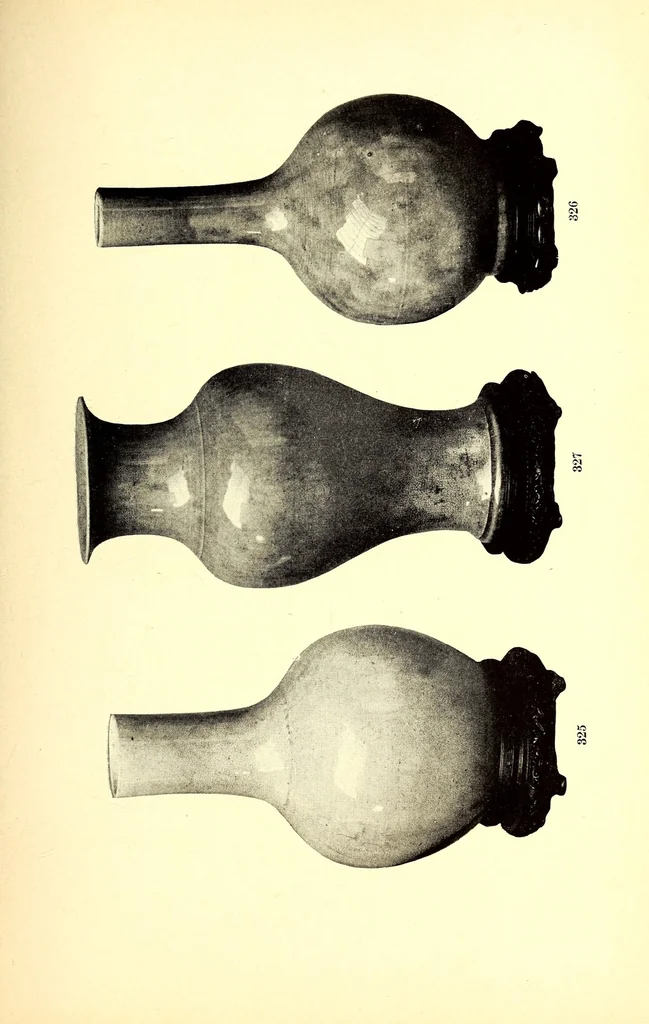 An illustration from Illustrated catalogue of an important collection of antique Chinese porcelains, ancient pottery, fine jades and agates, cloisonne enamels, beautiful snuff bottles, carved rhinoceros horn, bronzes and other objects : formed by Ernest Marsh, J.P. of Haselmore, Surrey, England .., 1916, leaf 79