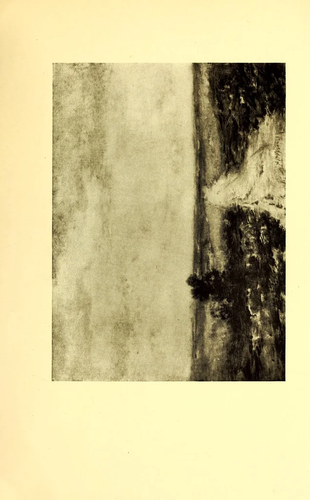 An illustration from Illustrated catalogue of the very notable collection of American paintings formed during the past twenty-five years : by Dr. Alexander C. Humphreys President of Stevens Institute, 1917, leaf 127