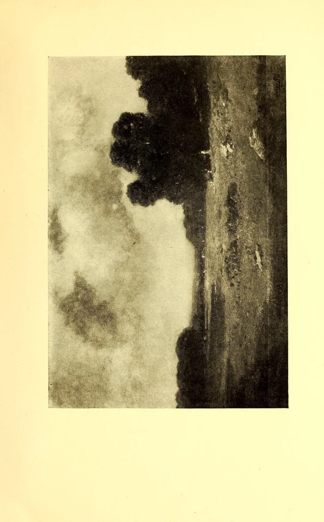 An illustration from Illustrated catalogue of the very notable collection of American paintings formed during the past twenty-five years : by Dr. Alexander C. Humphreys President of Stevens Institute, 1917, leaf 49