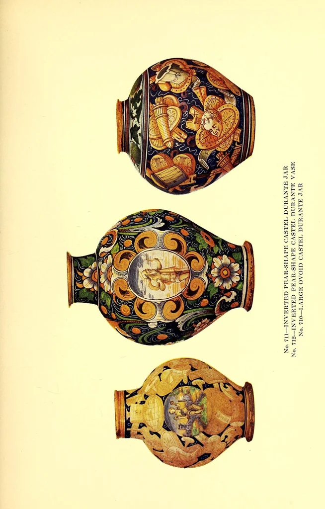 An illustration from Illustrated catalogue of the important and interesting collection of beautiful pottery vases of Eastern origin dating from the sixth century B.C. to the eighteenth century A.D. : being the collection of the widely known connoisseur Mr. Thomas B. Clarke of New York City, 1917, leaf 233