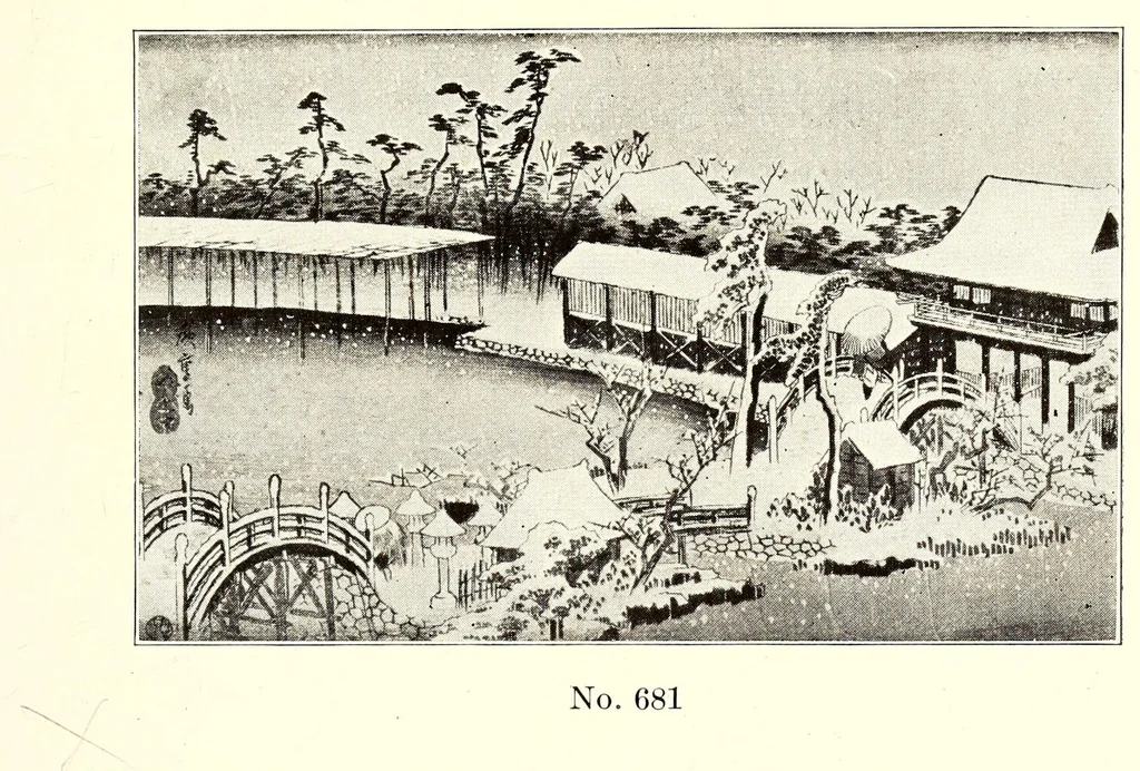 An illustration from Illustrated Catalogue of Japanese Color Prints, The Famous Collection of the Late Alexis Rouart of Paris, France together with a Selection from the Collection of the Vicomte de Sartiges and a Few Prints from Another Parisian Collection, 1922, leaf 203