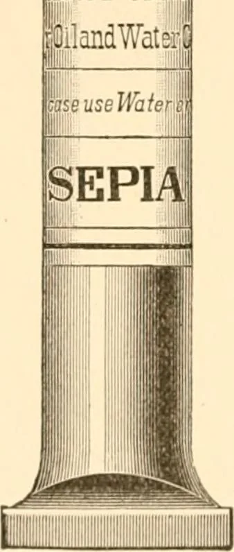 An illustration from Illustrated catalogue and price list of artists' materials, gold points, bronze powders, metallics, metal leaf,, 1897, leaf 101