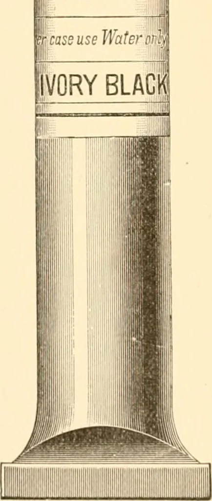 An illustration from Illustrated catalogue and price list of artists' materials, gold points, bronze powders, metallics, metal leaf,, 1897, leaf 101