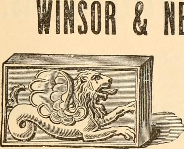 An illustration from Illustrated catalogue and price list of artists' materials, gold points, bronze powders, metallics, metal leaf,, 1897, leaf 110