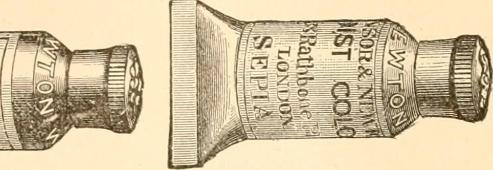 An illustration from Illustrated catalogue and price list of artists' materials, gold points, bronze powders, metallics, metal leaf,, 1897, leaf 111
