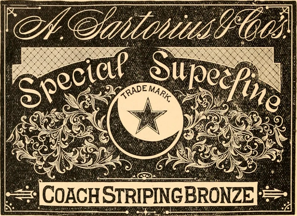 An illustration from Illustrated catalogue and price list of artists' materials, gold points, bronze powders, metallics, metal leaf,, 1897, leaf 13