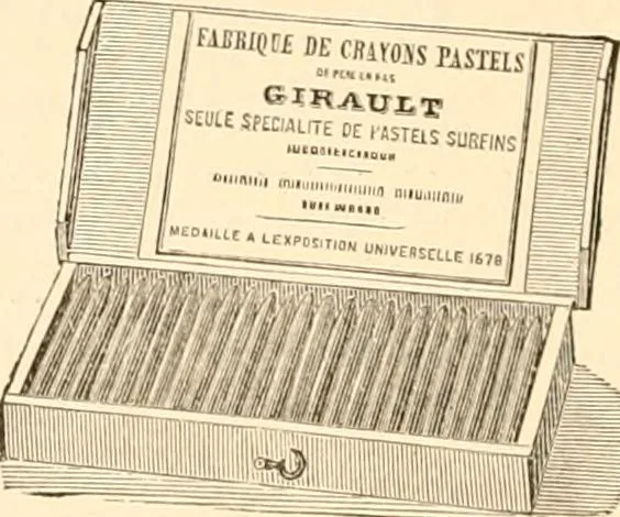 An illustration from Illustrated catalogue and price list of artists' materials, gold points, bronze powders, metallics, metal leaf,, 1897, leaf 135